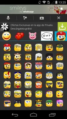 Smileys for WhatsApp android App screenshot 2